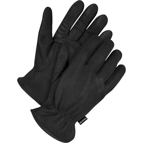 Gants de conducteur doubl&eacute;s classiques, Grand, Paume en Cuir fleur de daim, Thinsulate Fastek