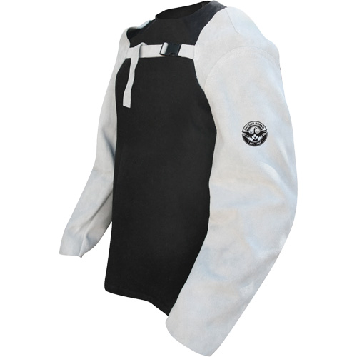 Leather Welding Sleeves, 24" L, Pearl Grey Fastek