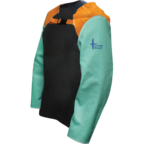 Manchons de soudage en toile ignifug&eacute;e, 24" lo, Vert Fastek