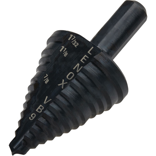 #9 Step Drill Bit, 7/8" - 1-7/32 , High Speed Steel Fastek