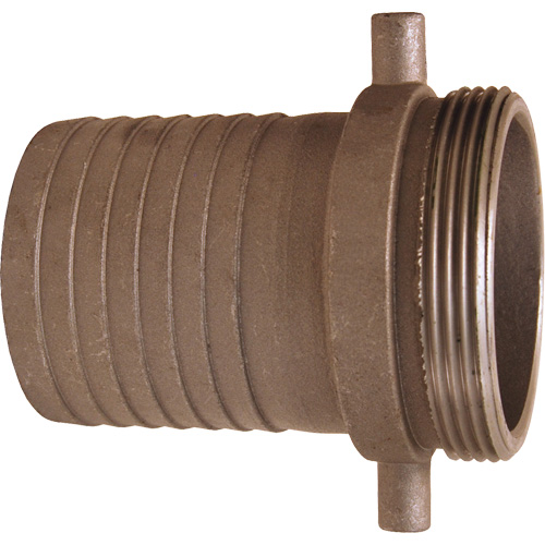 King Short Shank Suction Coupling, Aluminum, 1-1/2" Fastek