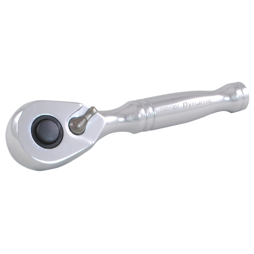 Quick-Release Stubby Ratchet Wrench, 1/4" Drive, Cushion Grip Handle Fastek
