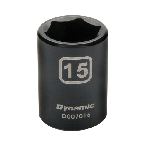 Metric Socket, Impact, 12 mm, 3/8" Drive, 6 Points Fastek