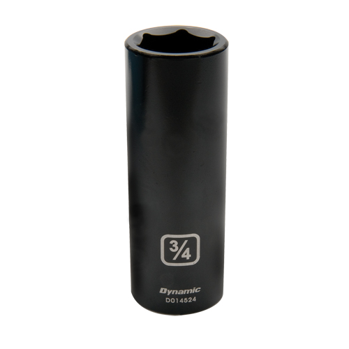 Douille SAE, Chocs, 3/8", Prise 1/2", 6 pans, Profond Fastek