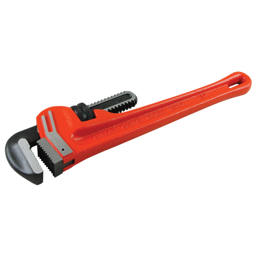 Pipe Wrench, 1-1/2" Jaw Capacity, 10" Long Fastek
