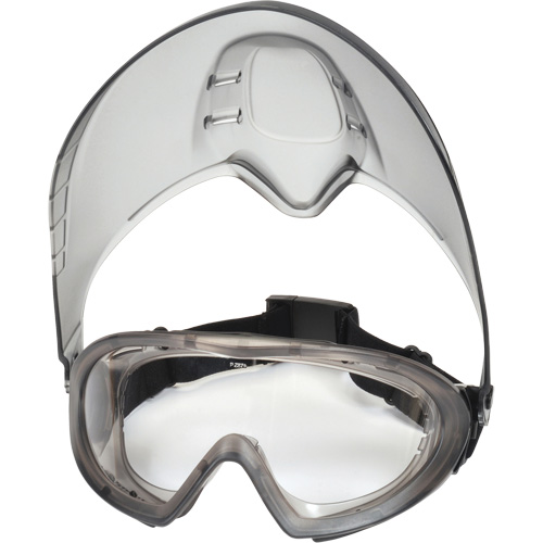 Lunettes de s&eacute;curit&eacute; Capstone Shield avec &eacute;cran facial amovible, Lentille Transparent, Antibu&eacute;e, Ventilation Directe/Ferm&eacute; Fastek