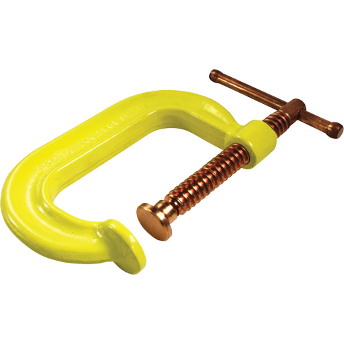 Regular-Duty Deep Throat C-Clamp, 2" (51 mm) Capacity, 2-1/8" (54 mm) Throat Depth Fastek