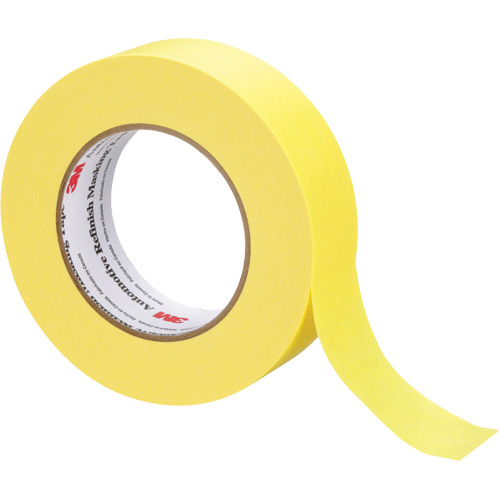 Automotive Refinish Masking Tape 388N, 36 mm (1-1/2") x 55 m (180'), Tan Fastek