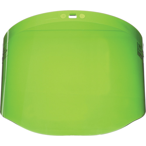 Faceshield Window, Polycarbonate, Green Tint Fastek