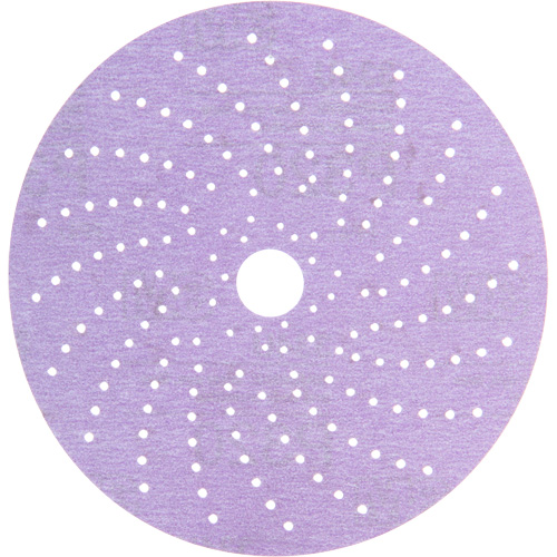 Disque de ponçage net mauve Hookit, 6" dia., Grain 320+, Oxyde d'aluminium Fastek