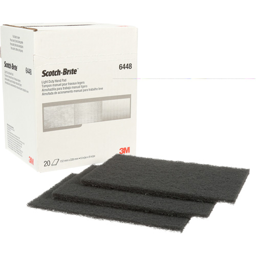 Scotch-Brite General Hand Pad, Silicon Carbide, 6" x 9", Ultra Fine Grit Fastek