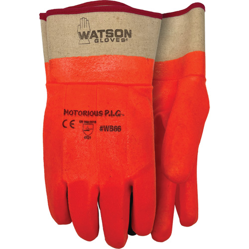 Notorious P.I.G. Gloves, One Size, Nitrile/PVC Coating, Jersey Shell Fastek