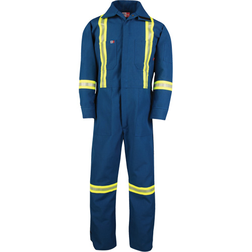 Dupont Nomex&reg; IIIA Deluxe Coveralls, Size 3X-Large (Tall), Royal Blue, 6 cal/cm² Fastek