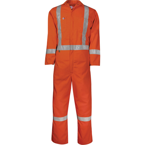 Westex UltraSoft&reg; Unlined Contractor Coveralls, Size 2X-Large (Tall), Orange, 8.7 cal/cm² Fastek