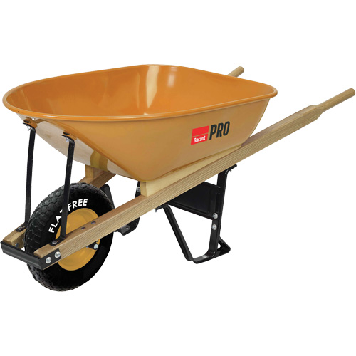 Wheelbarrow, 6 cu. ft., Steel Tray Fastek