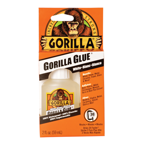 Glue, 2 oz., Squeeze Bottle, White Fastek