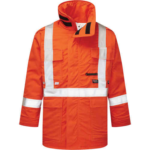 UltraSoft&reg; 9 oz. High-Visibility Insulated Parka, Orange, 2X-Large (Tall) Fastek