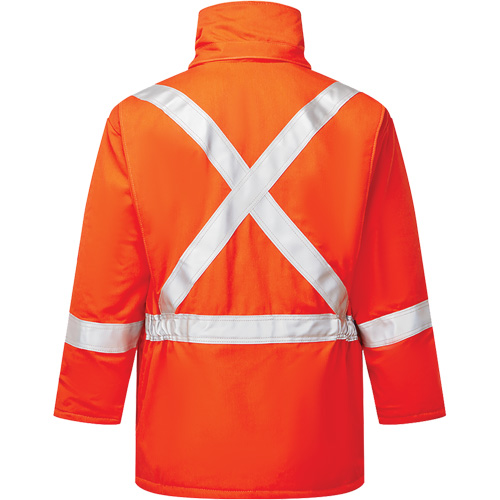 UltraSoft&reg; 9 oz. High-Visibility Insulated Parka, Orange, 2X-Large (Tall) Fastek