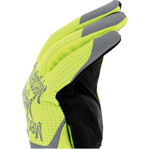 FastFit&reg; High-Visibility Work Gloves, Synthetic Palm, Size Medium/9 Fastek