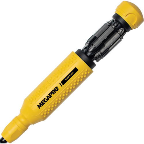 Original SHAFTLOK 15-in-1 Multi-Bit Screwdriver, 8-37/50" L, Textured Handle Fastek