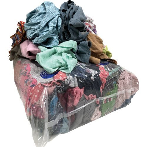 Special Wiper Rags, Mix Colours, 20 lbs. Fastek