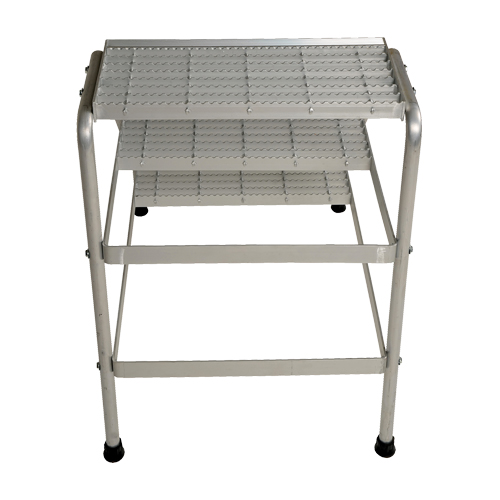 Aluminum Step Stand, 3 Steps, 34-9/16" x 22-13/16" x 30" High Fastek