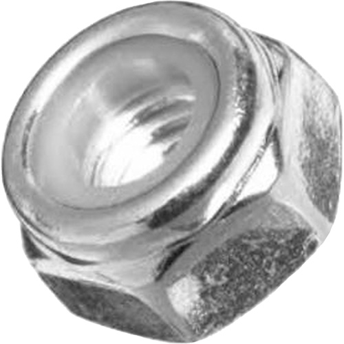 NE Standard Series Locknut Nylon Insert, 1/2"/1/2"-13 Dia., Zinc Plated, Coarse Fastek