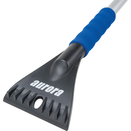 Snow Brush, Telescopic, Polypropylene Blade, 32-1/2" Long, Blue Fastek
