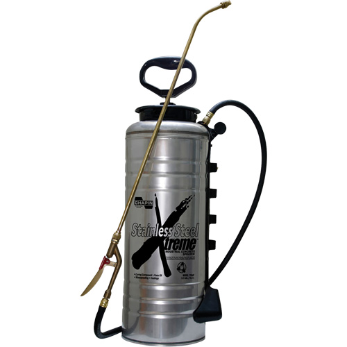 Xtreme Industrial Sprayer, 3.5 gal. (13.25 L), Stainless Steel, 24" Wand Fastek