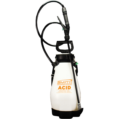 Industrial & Contractor Series Acid Compression Sprayer, 2 gal. (9 L), Polyethylene, 21" Wand Fastek