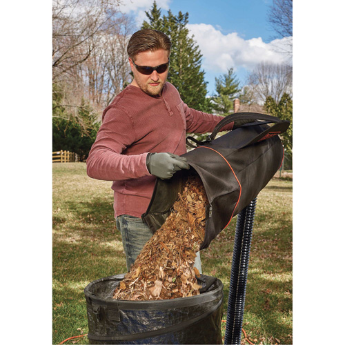 Souffleur/aspirateur/broyeur de feuilles 3-en-1 VacPack, Vitesse d'air 250 mi/h, &eacute;lectrique Fastek