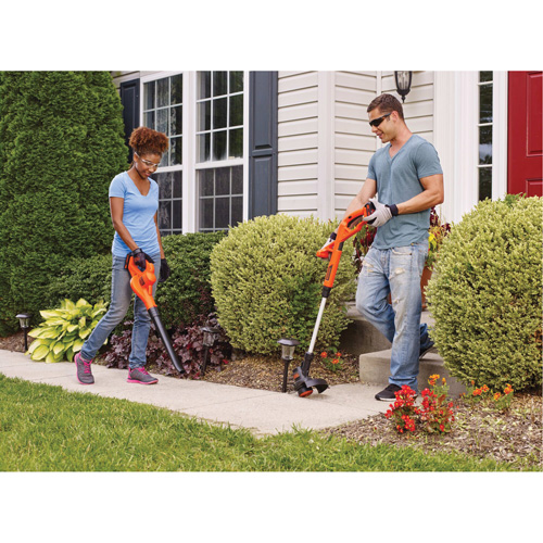 Max* String Trimmer/Edger & Hard Surface Sweeper Combo Kit, 10", Battery Powered, 20 V Fastek