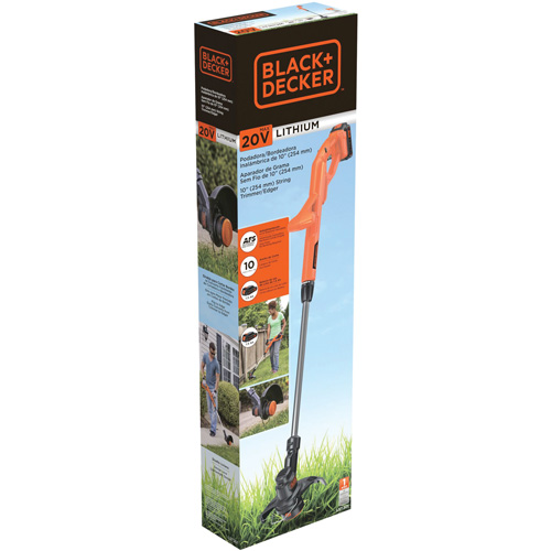 Max* Cordless String Trimmer/Edger Kit, 10", Battery Powered, 20 V Fastek