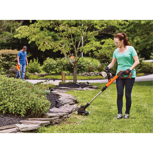 Max* Cordless 2-Speed String Trimmer/Edger Kit, 12", Battery Powered, 20 V Fastek