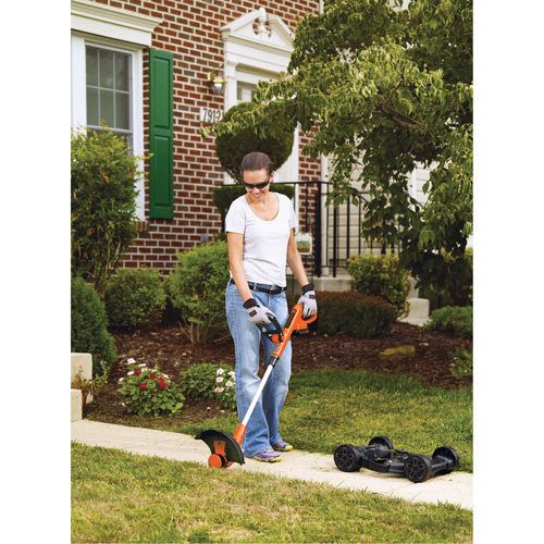 20V Max* Cordless 3-in-1 Compact Mower Kit, Push Walk-Behind, Battery Powered, 12" Cutting Width Fastek