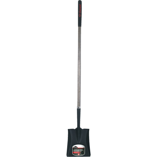 Square Point Shovel, Wood, Ergonomic Straight Handle, 62" Long Fastek