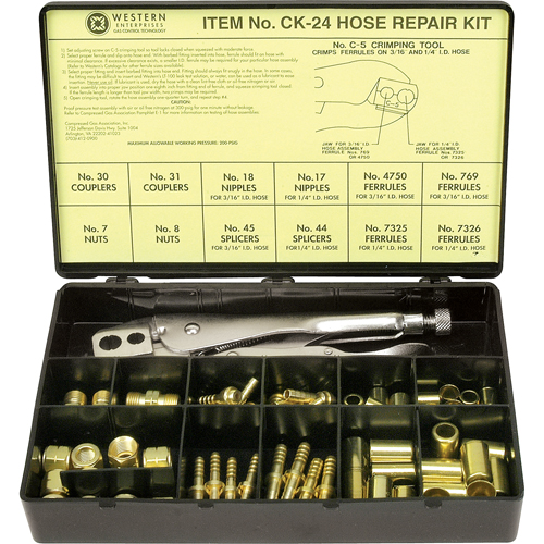 Hose Repair Kit, Brass Fastek