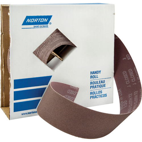 Shop Rolls - Metalite K225 Shop Rolls, Aluminum Oxide, 2" W x 150' L, 400 Grit Fastek