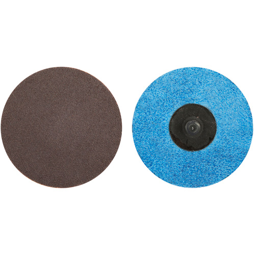 Quick-Change Cloth Disc, 3" Dia., 100 Grit, Aluminum Oxide Fastek