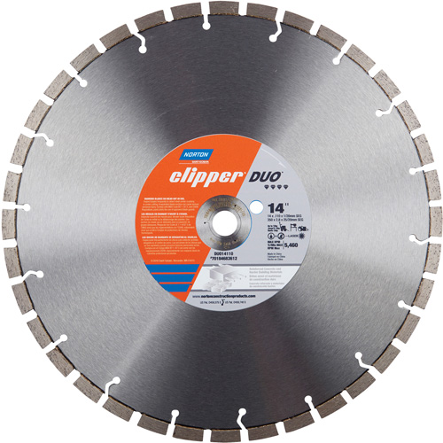 Clipper&reg; Duo Segmented Saw Blade Fastek