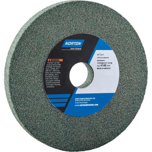 Bench Grinding Wheels - Gemini, 8" x 1", 1" Arbor Fastek