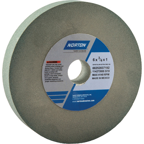 Bench Grinding Wheels - Gemini, 6" x 3/4", 1" Arbor Fastek
