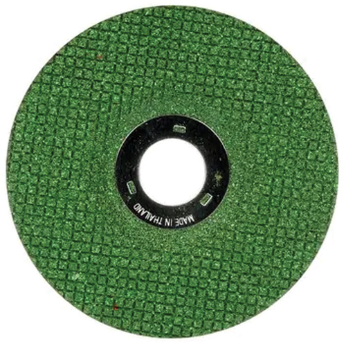 Green Corps Flexible Grinding Wheel, 4-1/2" x 1/8", 7/8" Arbor, Ceramic, Type 27 Fastek