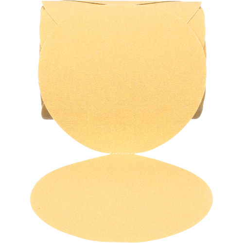 Disque abrasif dor&eacute; en rouleau 216U Stikit, 6" dia., Grain 80, Oxyde d'aluminium Fastek