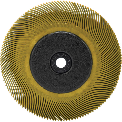 Scotch-Brite Radial Bristle Brush, Ceramic, 80 Grit, 6" Dia. Fastek