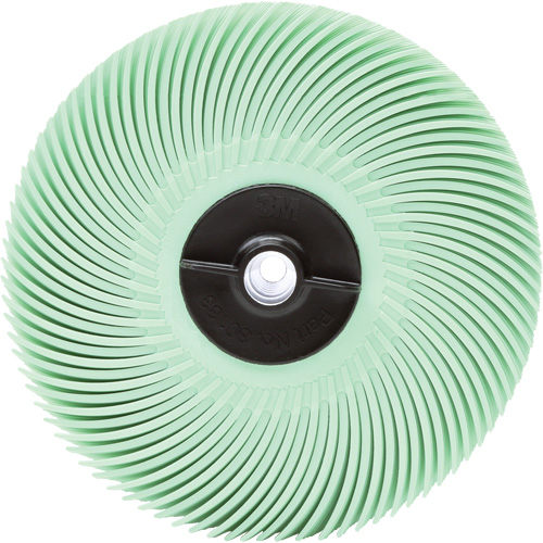 Scotch-Brite Radial Bristle Disc, Aluminum Oxide, 1 Micron Grit, 3" Dia. Fastek