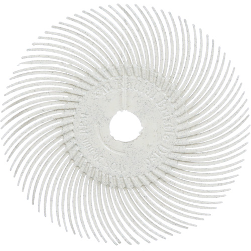 Scotch-Brite Radial Bristle Disc, Aluminum Oxide, 120 Grit, 3" Dia. Fastek