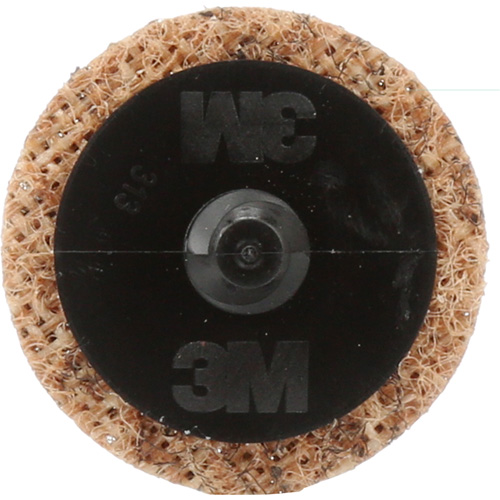 Disque de conditionnement de surface Roloc Scotch-Brite, 1-1/2" dia., Grain Cors&eacute;, Oxyde d'aluminium Fastek