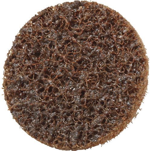 Disque de conditionnement de surface Roloc Scotch-Brite, 1-1/2" dia., Grain Cors&eacute;, Oxyde d'aluminium Fastek