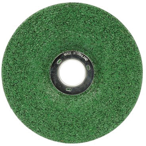 Green Corps Flexible Grinding Wheel, 5" x 1/4", 7/8" Arbor, Ceramic, Type 1 Fastek